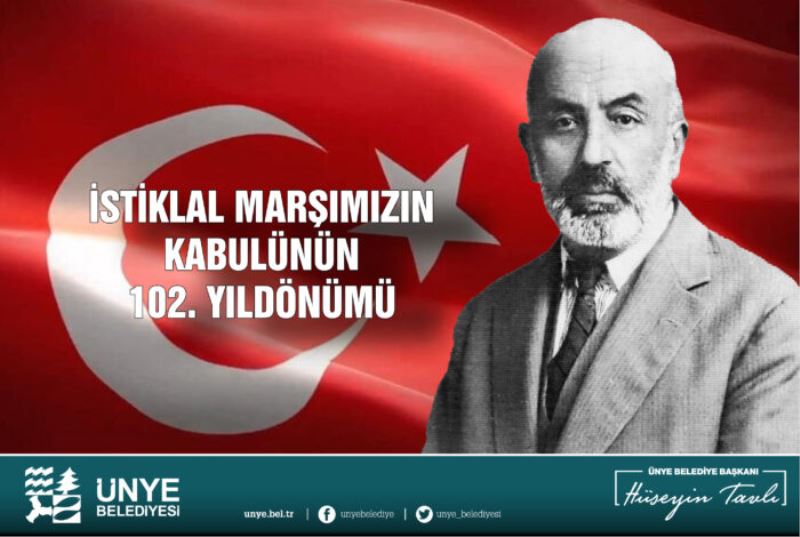 BAŞKAN TAVLI, “İSTİKLAL MARŞIMIZ, BAĞIMSIZLIK MÜCADELEMİZİN SİMGESİDİR”