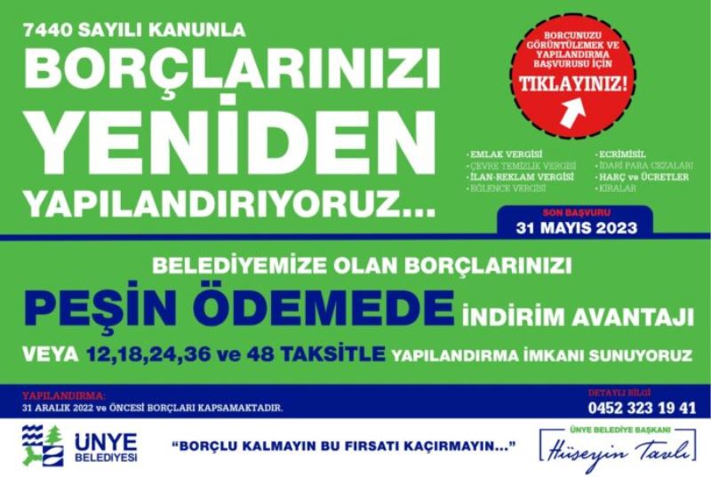 BORÇLARINIZI YENİDEN YAPILANDIRIYORUZ